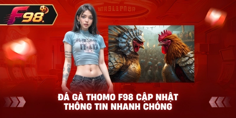 Đá Gà Thomo F98 cập nhật thông tin nhanh chóng