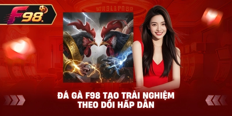 Đá Gà F98 tạo trải nghiệm theo dõi hấp dẫn