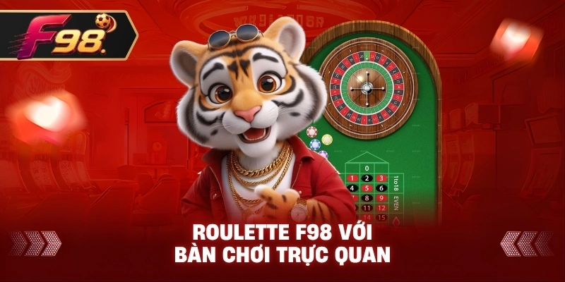 Roulette F98 với bàn chơi trực quan