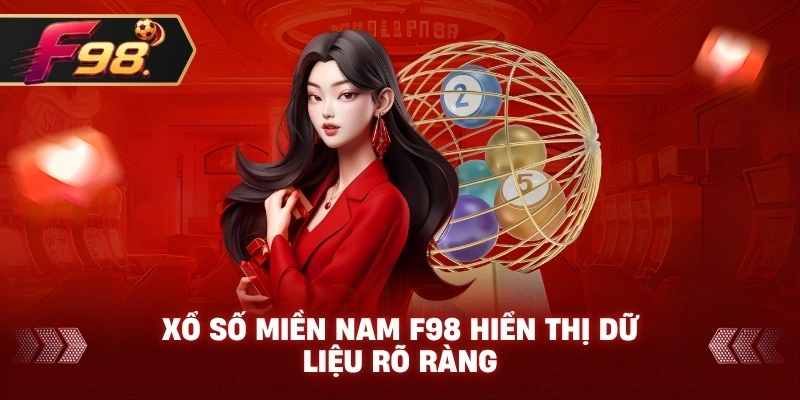 Xổ Số Miền Nam F98 hiển thị dữ liệu rõ ràng