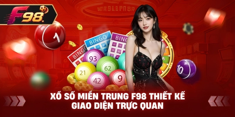 Xổ Số Miền Trung F98 thiết kế giao diện trực quan